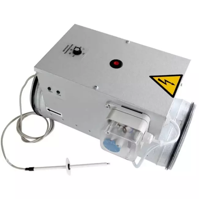 Préchauffeur Orcon CBRF 250 30, électrique, avec contrôleur de flux d'air et capteur de conduit - 230 volts