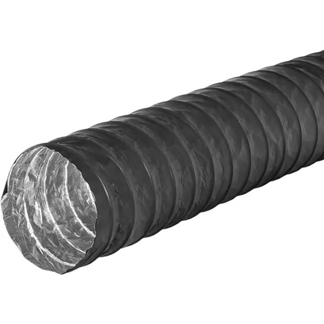 Tuyau de ventilation Combidec en aluminium avec couche extérieure en polyester NOIR Ø 200 mm (10 mètres)
