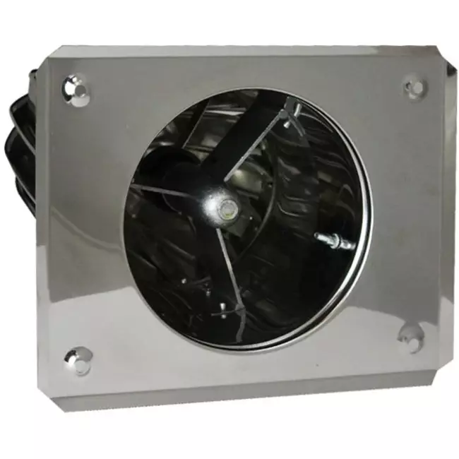 Tourelle de ventilation alimentée par le vent Cowl Oblong 150 mm en acier inoxydable avec solin de toit incluse - 325m3/h