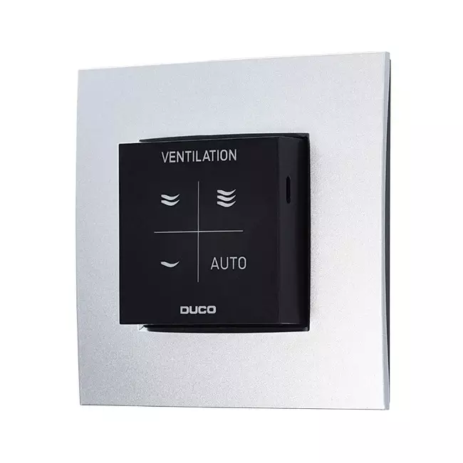 Interrupteur de commande Duco RF/câblé noir