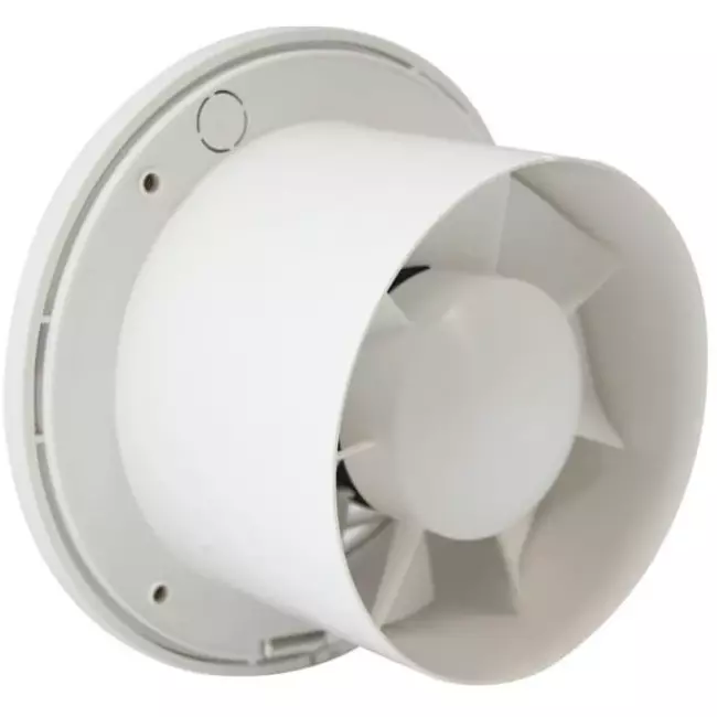 Vmc salle de bain rond Ø 125 mm BLANC avec minuterie - EA125T