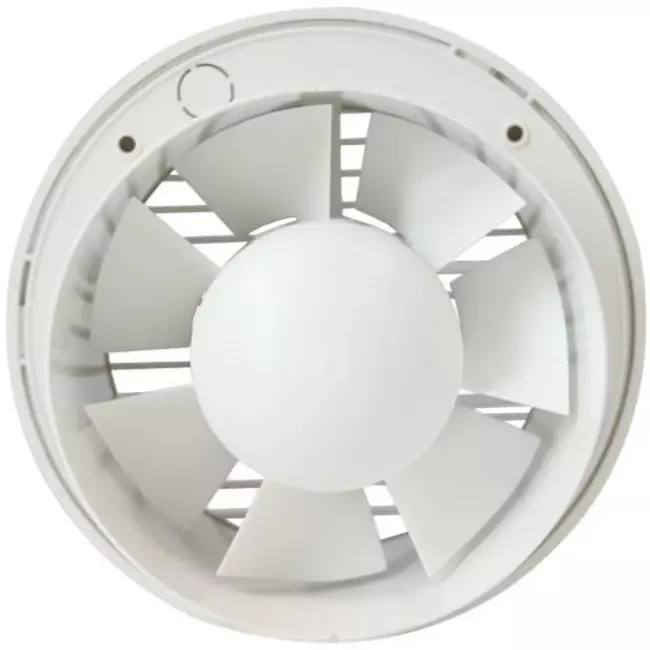 Vmc salle de bain rond Ø 125 mm BLANC avec minuterie - EA125T