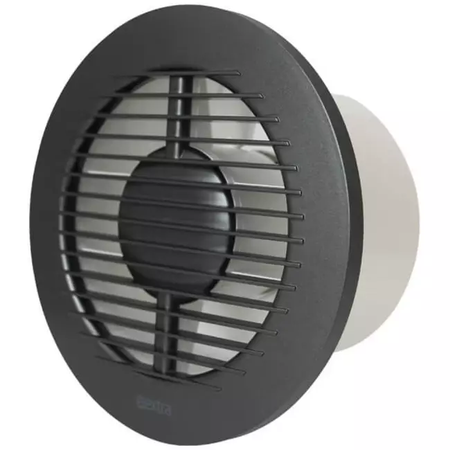 VMC salle de bain rond Ø 100 mm anthracite - base EA100A