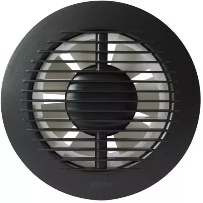 VMC salle de bain rond Ø 100 mm anthracite - base EA100A