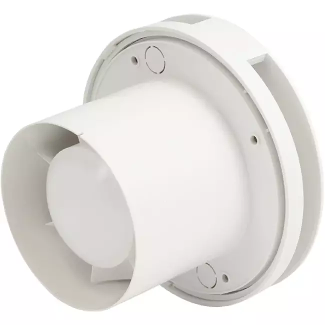 Vmc salle de bain rond Ø 150 mm blanc - Design EAT125T