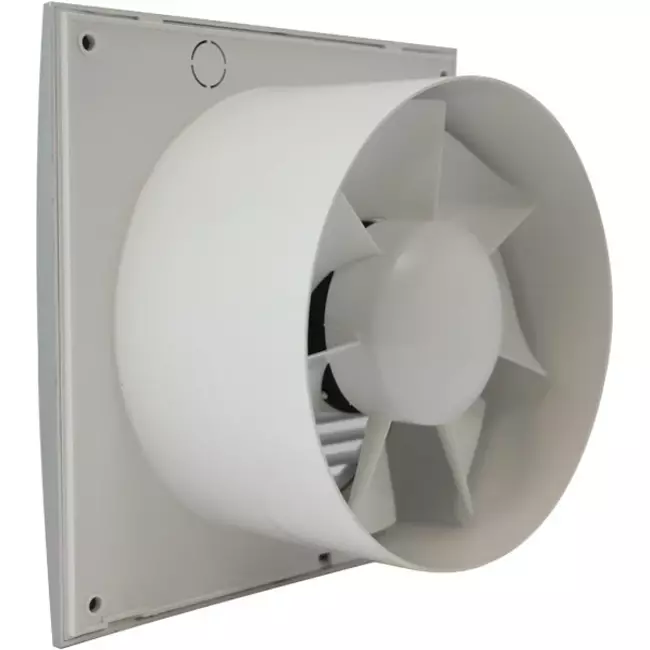 VMC salle de bain Ø 150 mm Argent - standaard EE150S