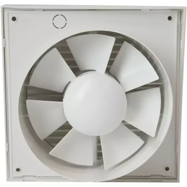 Vmc salle de bain Ø 150 mm blanc avec minuterie et capteur d'humidité - Design EET150HT
