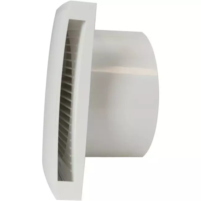 Vmc salle de bain Ø 150 mm blanc avec minuterie et capteur d'humidité - Design EET150HT