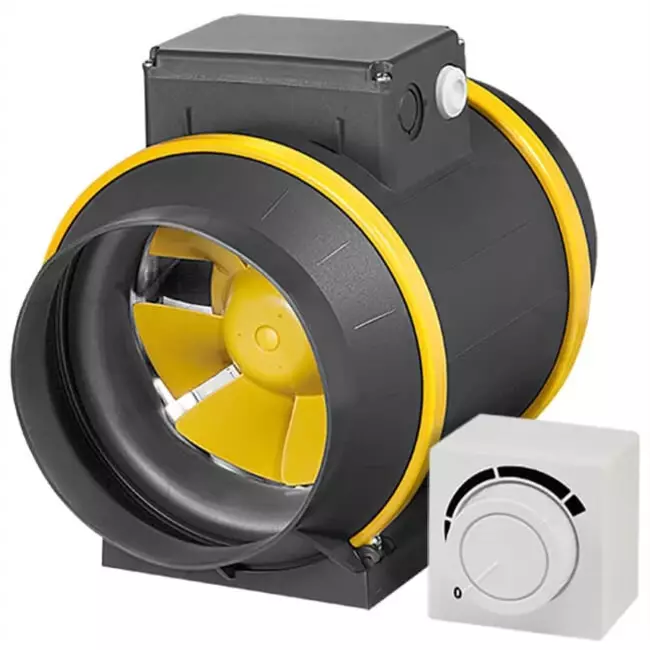 Ventilateur de gaines Ruck ETAMASTER M 600m³/h - Ø 150 mm + interrupteur 3 positions