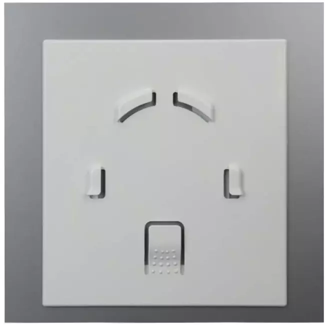 Vmc salle de bain Ø 125 mm avec minuterie et capteur d'humidité - front en verre satin doré