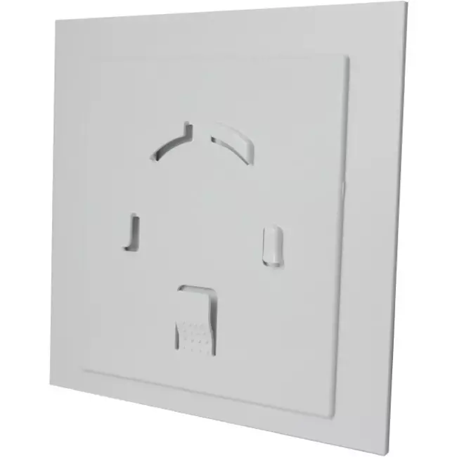 Vmc salle de bain Ø 100 mm - front en plastique blanc brillant
