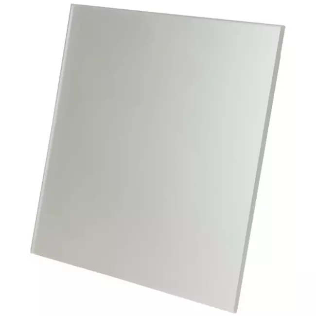 Vmc salle de bain Ø 125 mm avec cordon de tirage et fiche - front en verre satin argenté