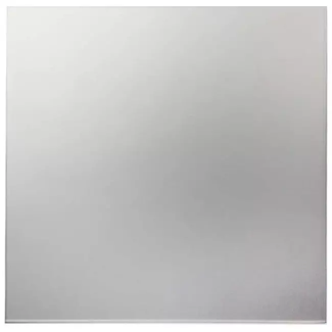 Vmc salle de bain Ø 125 mm avec cordon de tirage et fiche - front en verre satin argenté