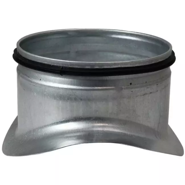 Piquage rond symétrique Ø 150/160 mm - 125 mm (90°) - galvanisé
