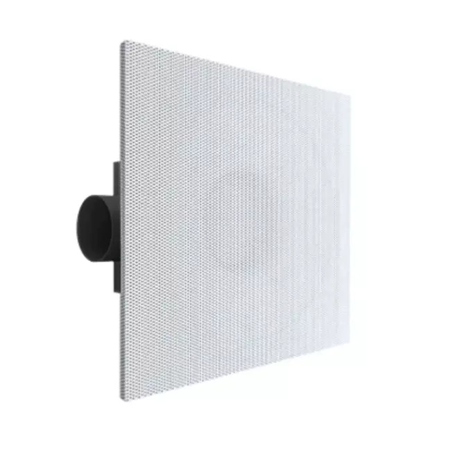 Diffuseur de plafond réglable et perforé pour soufflage 594x594 - raccordement latéral plénum isolé Ø 125 mm