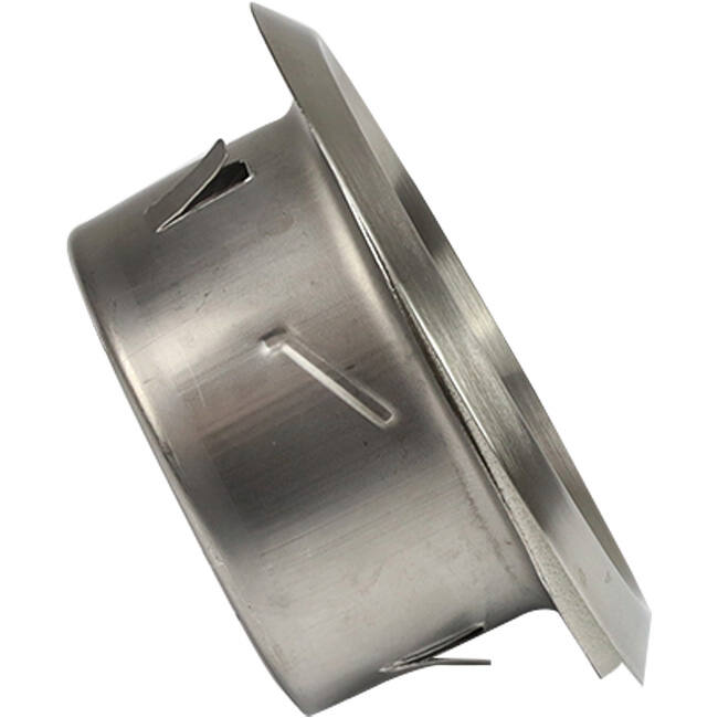 Vanne de ventilation en acier inoxydable 200mm échappement et alimentation avec ressorts de friction - DVI-C200