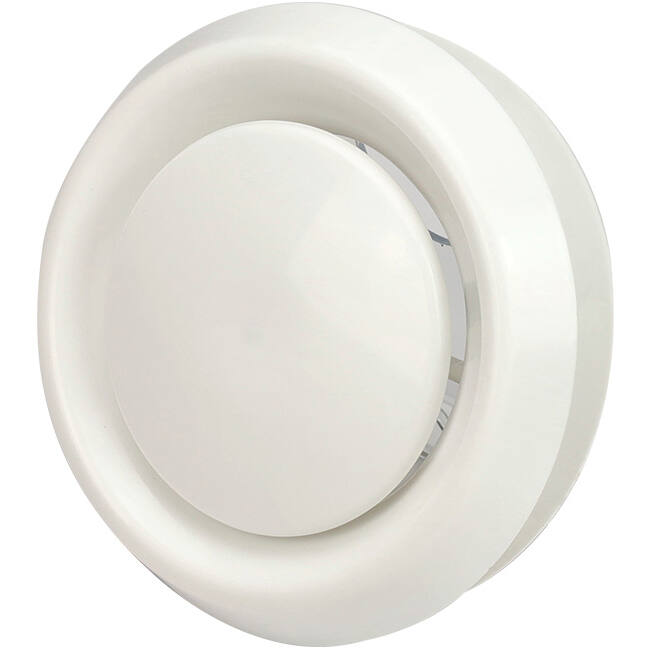 Soupape de ventilation 150mm entrée et sortie avec ressorts de friction - DAV-C150