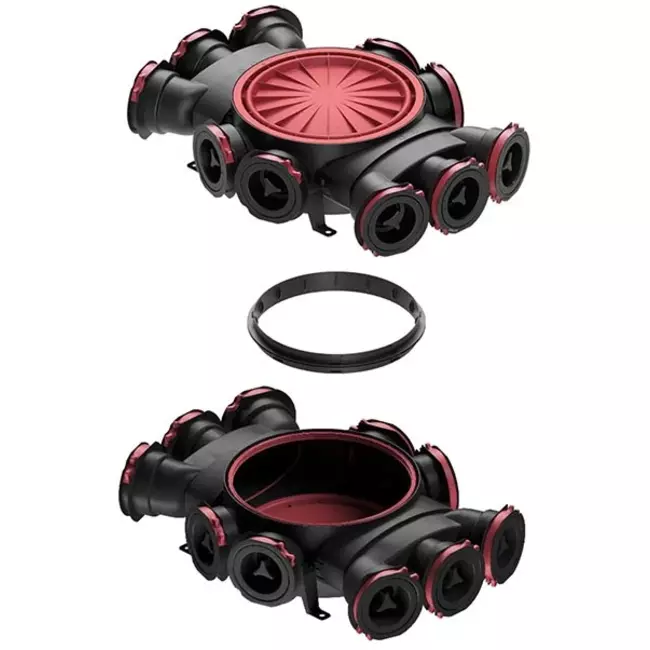 Boîte de distribution d'air Heatpex Aria (10 x 75 mm)