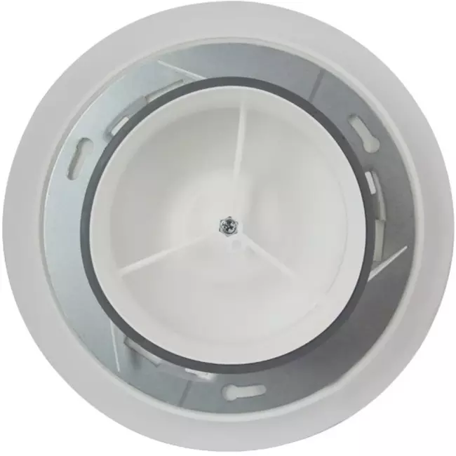 Bouche VMC Imaginair grande Ø 125 mm - ressorts + anneau de montage - blanc