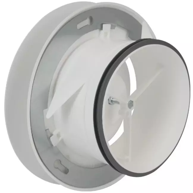 Bouche VMC Imaginair Ø 125mm - ressorts + anneau de montage - blanc