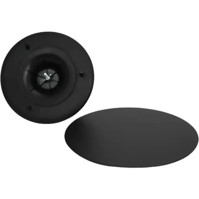 Bouche VMC Imaginair grande Ø 125 mm - ressorts + anneau de montage - noir