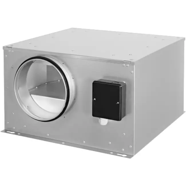 Caisson de ventilation isolé Ruck ISOR avec moteur EC 570 m³/h diamètre 160 mm - ISOR 160 EC K 01