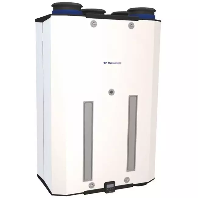 VMC double flux HRU 300 ECO R de Itho Daalderop + RFT 300m3/h intégré - fiche européenne