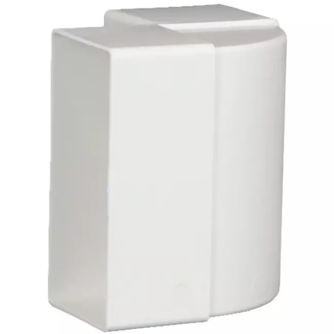 Coude vertical rectangulaire en plastique à 90° 110 x 55 - KLV
