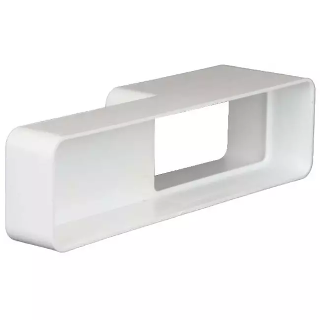 Réducteur rectangulaire en plastique - 220 x 55 mm vers 110 x 55 mm - KS25-15