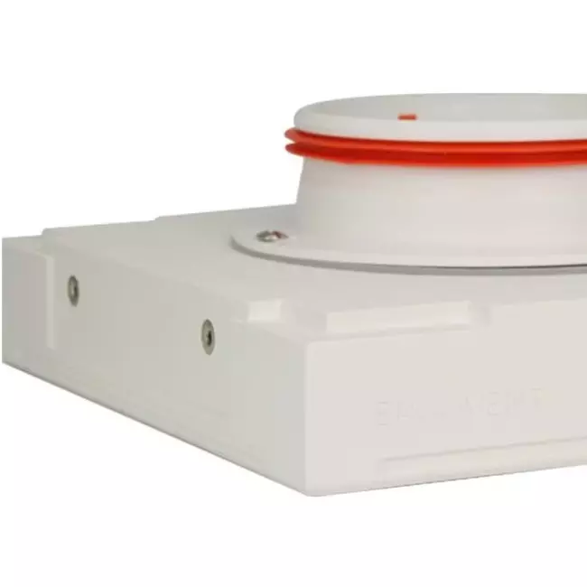 Ergovent bouche de ventilation sans cadre encastrable carrée 125 mm