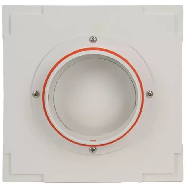 Ergovent bouche de ventilation sans cadre encastrable carrée 125 mm