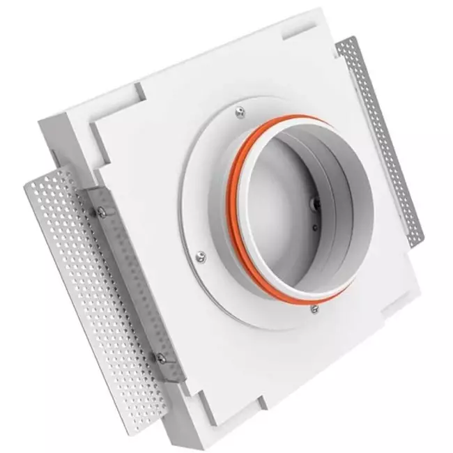 Ergovent bouche de ventilation sans cadre encastrable carrée 125 mm