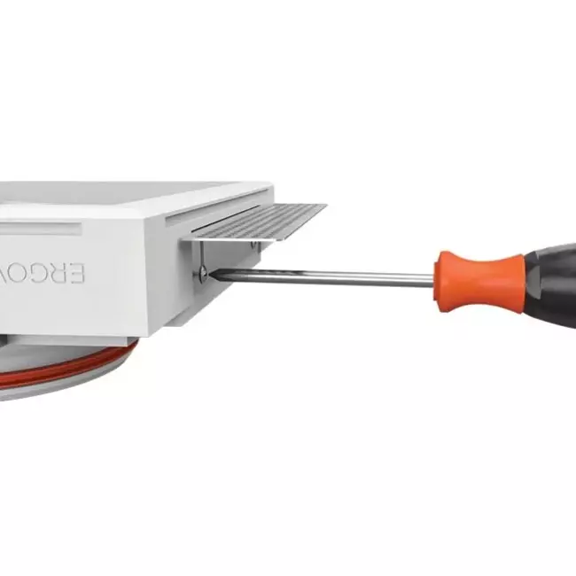 Ergovent bouche de ventilation sans cadre encastrable carrée 125 mm
