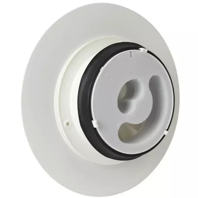 Valve de plafond ou murale Vasco design deluxe ronde (smiley  inclus)