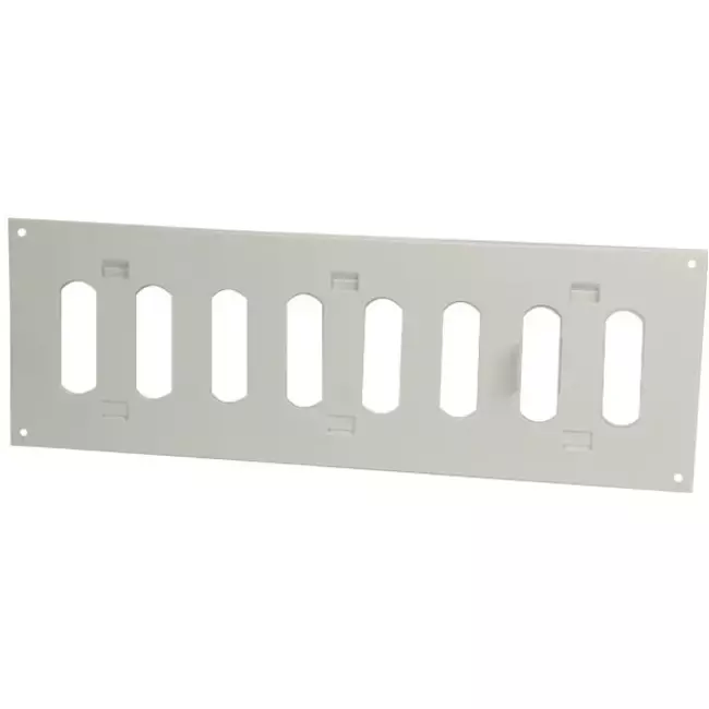 Grille à fente rectangulaire réglable en métal 300 x 100 blanc - MR3010R - RAL9016