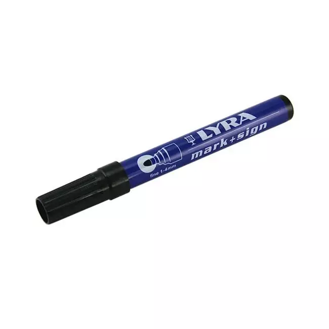 Stylo marqueur noir imperméable 1-4 mm (fin)