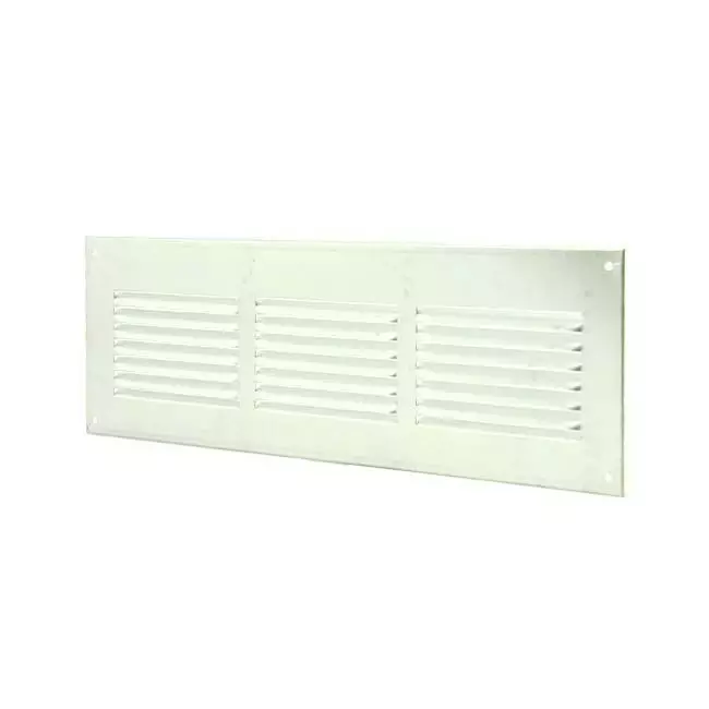 Grille à fente rectangulaire en métal 300 x 100 zinc - MR3010ZN