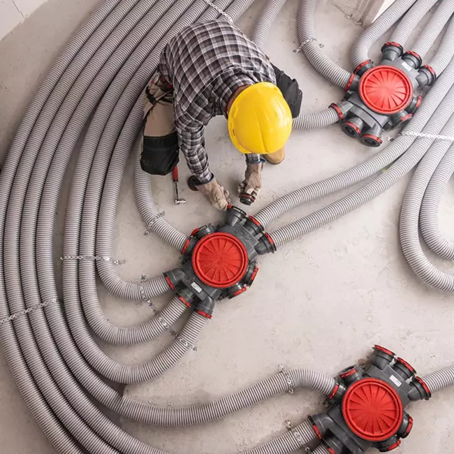 Boîte de distribution d'air Heatpex Aria (8 x 90 mm)