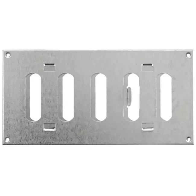 Grille métal réglable 200 x 100 mm galvanisée - MR2010RZn