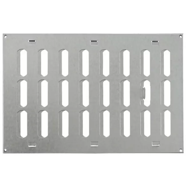 Grille métal réglable 300 x 200 mm galvanisée - MR3020RZn