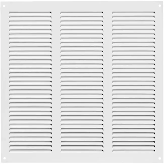 Grille métal 300 x 300 mm blanc - MR3030