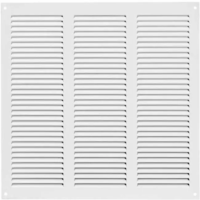 Grille métal 300 x 300 mm blanc - MR3030