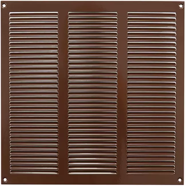 Grille métal 300 x 300 mm marron - MR3030B