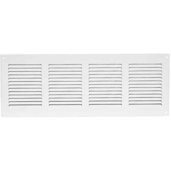 Grille métal 400 x 150 mm blanc - MR4015