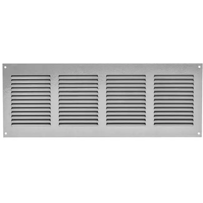 Grille métal 400 x 150 mm gris - MR4015P