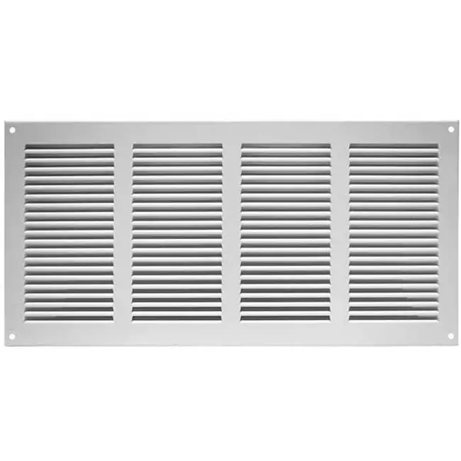 Grille métal 400 x 200 mm blanc - MR4020