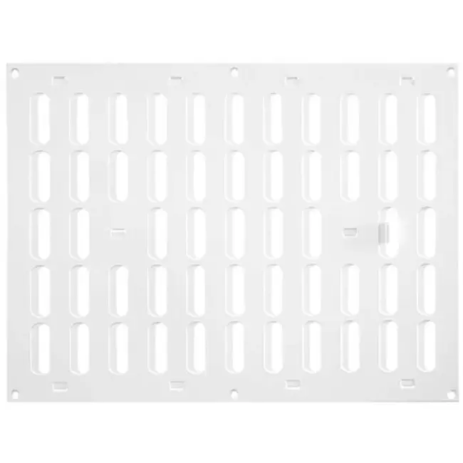 Grille métal réglable 400 x 300 mm blanc - MR4030R - RAL9016