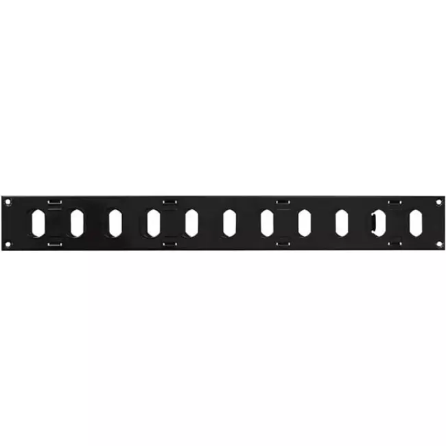 Grille métal réglable 400 x 50 mm noir - MR405RM - RAL9005