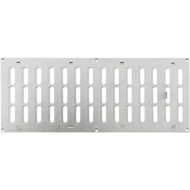 Grille métal réglable 500 x 200 mm galvanisée - MR5020RZn