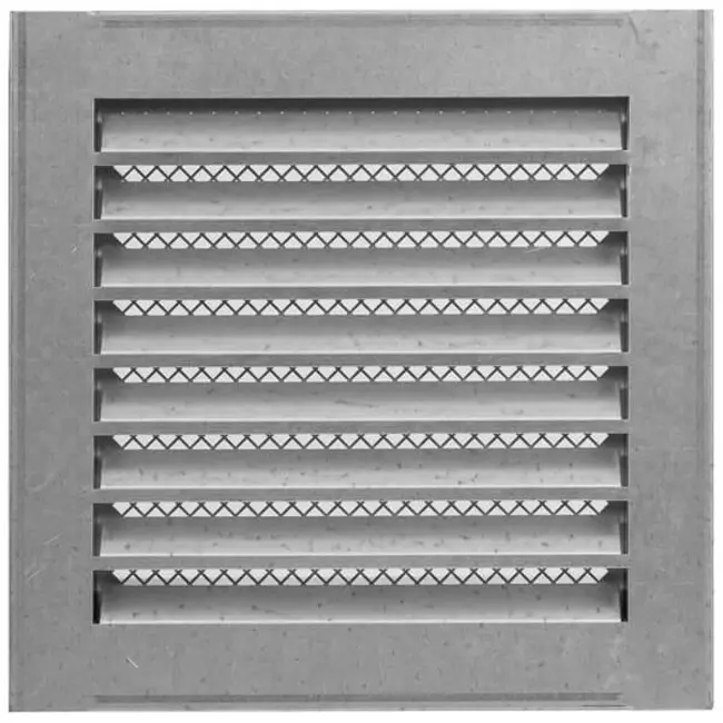 Grille métal industriel 200 x 200 mm zinc - MRF2020Zn